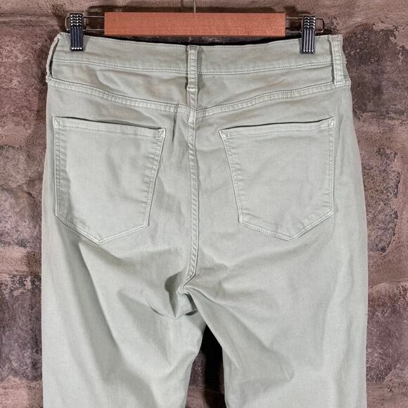 ANA Jeans Woman's 8 Mint‎ Green Button Fly High-Rise Skinny Summer Coastal - Picture 6 of 13
